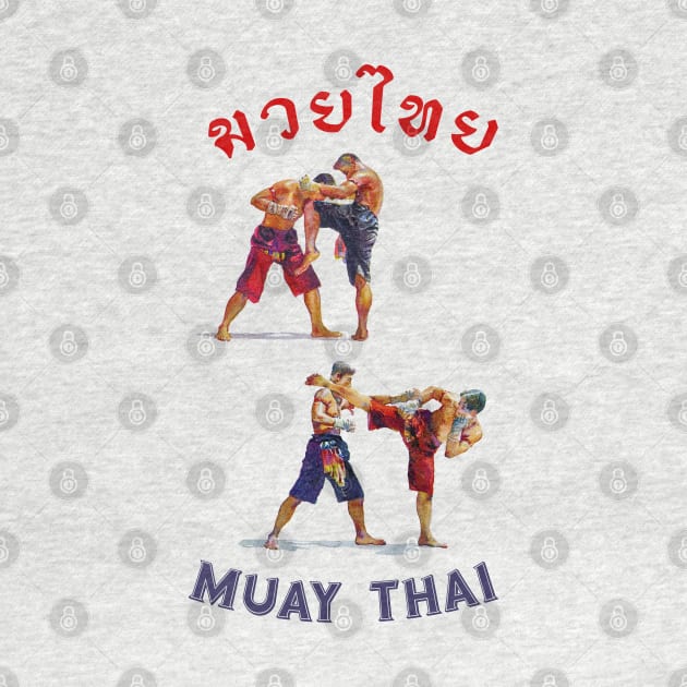 Traditional Muay Thai Kickboxing Thailand by VintCam